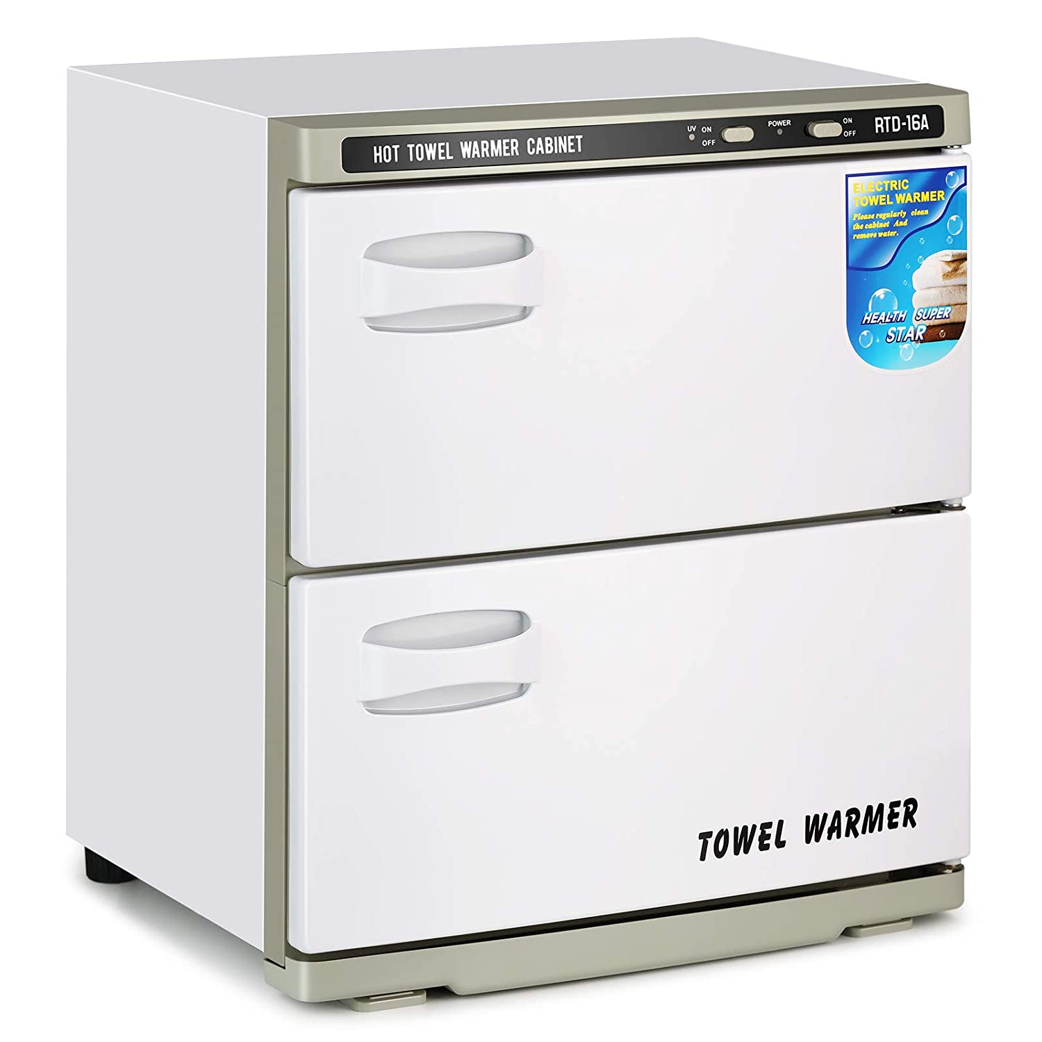 Hot Towel Warmer Salon Towel Hot Cabinet for Facials Barber Esthetician, Spa Beauty Tattoo Massage Manicure Equipment (5L/Black) - Image 1